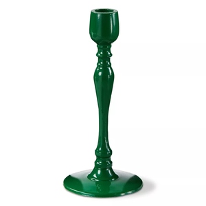Luxury design colorful PVD coated cast aluminum candle holder set taper candlestick holder decorative customization options - Product Image 1