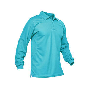 Uniforme para útiles escolares, camisetas tipo polo, polo de manga larga para mujer con tela elástica - Product Image 1