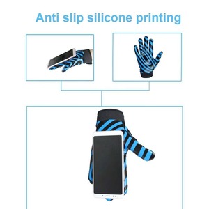 American Football Receiver <b>Gloves</b> Sticky <b>Grip</b> Silicone Palm Padded Adjustable Wrist Strap Sports Equipment Football <b>Gloves</b> Men - Product Image 5