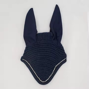 2025 Oem Wholesale Factory Cheap Horse <b>Fly</b> Veil Horse Care Silent Ear <b>Net</b> Bonnet Horse Equipment - Product Image 3