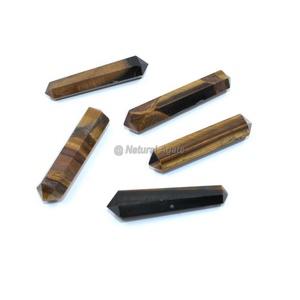 Venta al por mayor de alta calidad de cuarzo rosa Natural de cuarzo rosa de doble terminación de cuarzo rosa de doble punta de varita - Product Image 6