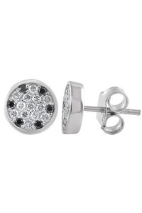 Pendientes de Diamantes en Plata de Ley 92.5 KLST-30701 - Product Image 3