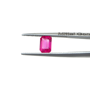 Rubis naturels de Bangkok, octogones calibrés 5x7mm, pierres précieuses de rubis naturelles facettées pour la création de bijoux, prêtes à l'emploi - Product Image 2