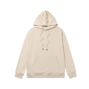 Sweat-shirt à capuche personnalisé en gros pour homme, décontracté, uni, en polaire épaisse, style streetwear, pour l'hiver - Product Image 5