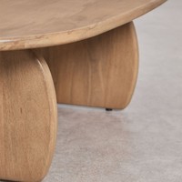 Table basse Vandana Grand Vertex en bois de manguier