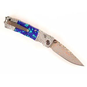 Damascus Steel Folding Knife Handmade Compact Pocket Design Outdoor <b>Camping</b> Hiking Fishing Travel Everyday Utility <b>Tool</b> - Product Image 3
