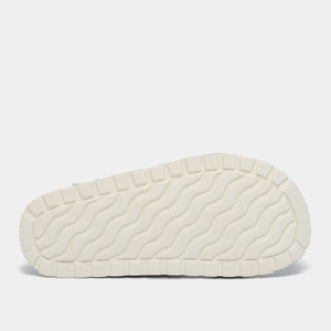 Sandales compensées à bout ouvert pour femme, couleur blanc crème, séchage rapide, bride de talon amovible, logo SH, style décontracté, à brides croisées - Product Image 1