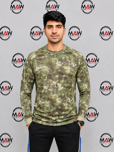 Chemise de pêche à manches longues pour homme MAW, respirante, imperméable, coupe-vent, séchage rapide, UPF 50, en spandex/coton, pull-over pour adultes - Product Image 1