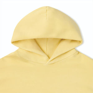 Sudadera con Capucha de Invierno de Alta Calidad, 100% Algodón, Gruesa, Ecológica, Transpirable, Lisa, para Hombre y Mujer, Corte Holgado, Estilo Corto y Cuadrado - Product Image 4