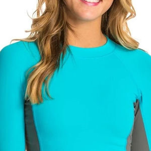 Plain Dyed and Quick Dry Material Made <b>Women</b> <b>Rash</b> <b>Guard</b> Solid Color and Pattern <b>Women</b> <b>Rash</b> <b>Guard</b> <b>For</b> Online Sale - Product Image 4