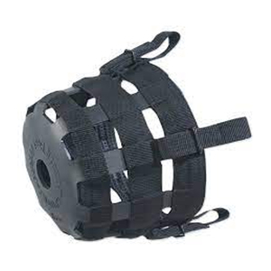 Muselière pour cheval de haute qualité en nylon et cuir, à dégagement rapide - Product Image 2