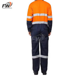 Combinaison de travail ignifuge en coton personnalisée, uniforme de sécurité haute visibilité, tenue de travail réfléchissante, combinaison de protection Dangree 2026 - Product Image 5
