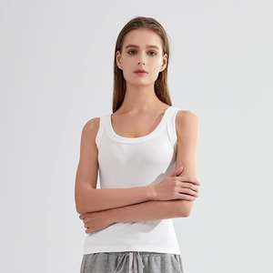 Nouveau débardeur de sport sans manches pour femme, imprimé animal, col à nœud, 100 % coton, séchage rapide, style vintage, meilleure vente 2026 - Product Image 3