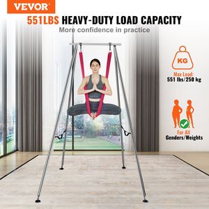 Struttura Professionale per Yoga Aereo con Altura di 2,95 m, Supporto per Altalena e Amaca Aerea di 6,15 m, Capacità Massima 551,1 kg - Amaca Yoga di Alta Qualità per Yogini - Product Image 2