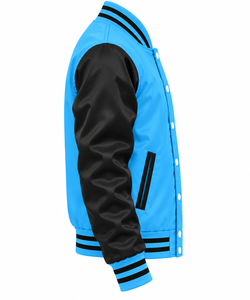 Chaquetas Varsity de Seda Satinada de Alta Calidad para Hombre, Nuevo Diseño Personalizado, Chaqueta Varsity Moderna para Exteriores - Product Image 4