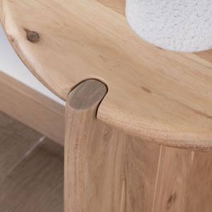 Mesa de noche Trudy de acacia con diseño Vandana Crystal Flow - Product Image 4