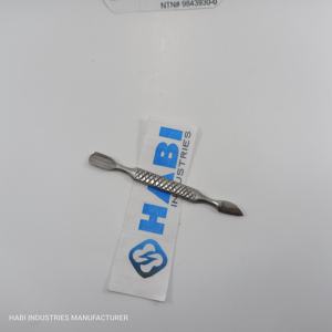 Empujador de Cutículas de Acero Inoxidable 440C de Doble Punta con Mango Largo, Logotipo Personalizado, Reutilizable, Instrumento de Belleza para Manicura y Pedicura, Eliminador de Callos - Product Image 2