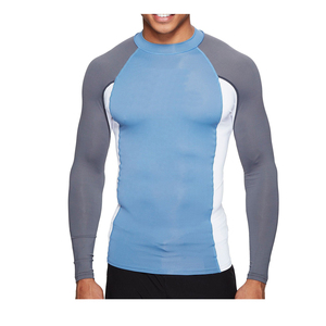 Lightweight Rash Guard Swim Shirt Long Sleeve Quick Dry UV Protection Flexible <b>Athletic</b> Outdoor Water Top - Product Image 5