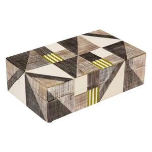 Boîte à bijoux en bois brut en gros, boîte à trésors en bois foncé, boîte de rangement pour bagues de mariage en bois avec support pour bague en résine époxy - Product Image 4