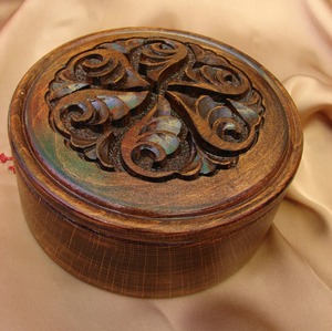 Coffret à bijoux en bois tendance avec plusieurs tiroirs et couvercle à charnières - Product Image 2