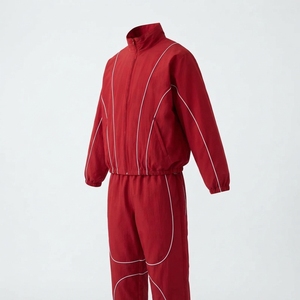 Conjunto Deportivo de 2 Piezas Personalizado de Verano, Chaqueta Cortavientos de Nailon, Talla Grande para Hombre, Alta Calidad, Casual, Ligero, Reversible, de Secado Rápido - Product Image 3