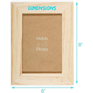 Cadre photo en bois rustique haute définition avec couvercle en verre acrylique gratuit - Product Image 4