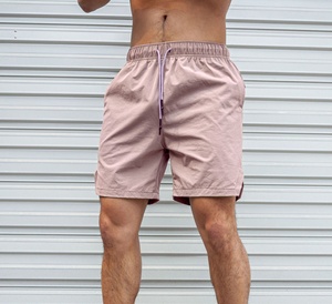 Shorts Deportivos Básicos de Color Sólido, 100% Poliéster de Secado Rápido - Product Image 4