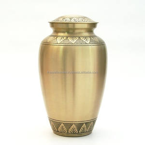 Urna Funeraria de Aluminio de Alta Calidad, Estilo Americano, Personalizada, para Cenizas de Adultos y Mascotas, 10 Pulgadas, 200-220 Pulgadas Cúbicas - Product Image 1