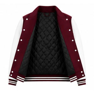 Chaqueta Varsity Personalizada con Logotipo para Hombre, Ropa Deportiva Casual, Lisa, de Buena Calidad, para Invierno - Product Image 4