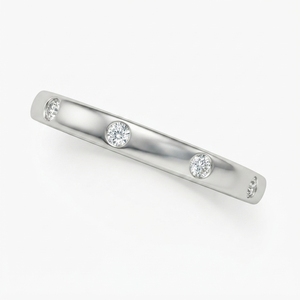 Platinum IGI Certified Lab Grown Diamond <b>Ring</b> Elegant Luxury Jewelry for Proposal Anniversary and Wedding Events - Product Image 2