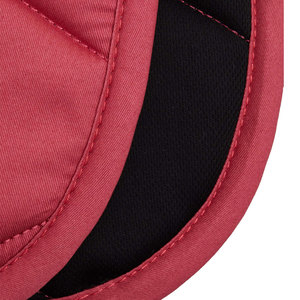 Tapis de selle matelassé rose avec fermeture Velcro et design solide pour l'équitation - Product Image 5