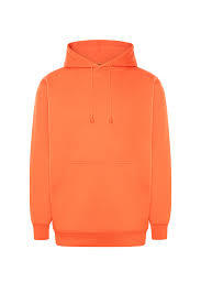 Sudadera con Capucha para Hombre Starman, Forro Polar Naranja, Corte Regular, 100% Algodón Ecológico, Transpirable, Ropa de Calle Larga para Invierno - Product Image 3