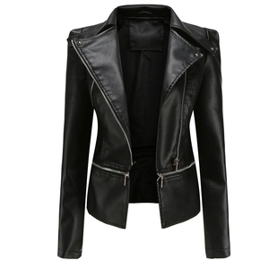 Nouvelles vestes d'hiver pour femmes en cuir véritable et toile, respirantes, qualité supérieure, tricotées, teintes unies, personnalisables, prix abordable, très demandées - Product Image 2