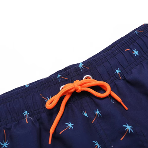 Shorts de Baño para Hombre con Estampado de Sandía Gris, Secado Rápido, Cordón Ajustable, Shorts Casuales de Playa con Bolsillos - Product Image 4