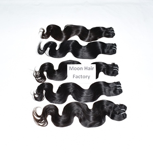 100% Wholesale Price Natural Product Closure Wavy Human Hair Bouncy Texture <b>Wig</b> Making and Party Styling Human Hair Extensions - Product Image 1