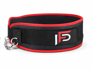 Ceinture de musculation robuste en néoprène imperméable et antidérapante avec chaîne en acier pour l'haltérophilie et l'entraînement en salle de sport – Protection complète - Product Image 2