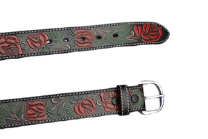 Ceintures en cuir pleine fleur unisexe durables, faites à la main, perlées, de luxe, de créateur, 2026, vente en gros, logo personnalisé, haute qualité, écologiques - Product Image 5