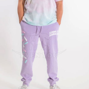 กางเกงจ็อกเกอร์ผ้านุ่มระบายอากาศสไตล์ลำลองกางเกงพิมพ์ลายพัฟแบบกำหนดเอง - Product Image 3