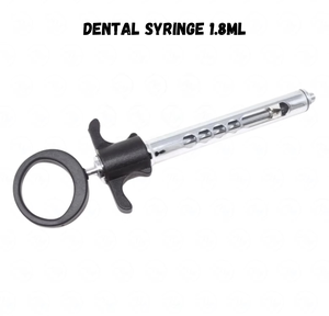 Seringue auto-aspirante passive dentaire Azicon - Poignée en plastique, acier inoxydable, seringues d'anesthésie locale dentaire réutilisables - Product Image 4