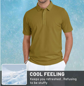 เสื้อโปโลแขนสั้นลำลองสำหรับผู้ชาย ผ้าฝ้าย 100% สกรีนโลโก้ตามสั่ง คุณภาพสูง ไซส์ใหญ่ เสื้อโปโลสำหรับตีกอล์ฟ แฟชั่น - Product Image 3
