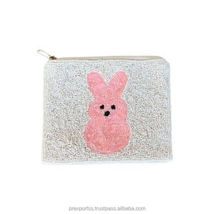 Monedero de Lentejuelas con Diseño de Loro Tropical, Bordado a Mano, con Cierre, Gran Capacidad, Ecológico, Suave, para el Verano - Product Image 5