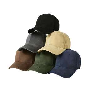 Gorra de Béisbol Unisex de 6 Paneles, Color Sólido, Algodón Lavado, Estilo Casual, Ajustable, Talla Adulto 58-60CM - Product Image 4