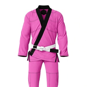 Kimono de Jiu Jitsu Brasileño Personalizado al por Mayor para Mujer, Uniforme de Artes Marciales de Judo y Karate, Ropa de Calidad OEM de Polialgodón - Product Image 4