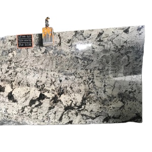 Losas Grandes de Granito Azul Blanco Pulido de Primera Calidad, Alta Resistencia, Garantía de 2 Años, para Encimeras de Villa, Pisos, Paredes, Modelo 3D - Product Image 4
