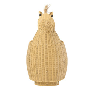 Panier de rangement en rotin au design unique et de forme originale, fabriqué au Vietnam, prix de gros, OEM ODM, couleur au choix. - Product Image 5