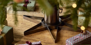 Heavy Duty Aluminum Christmas <b>Tree</b> Stand Adjustable Base for <b>Artificial</b> <b>Trees</b> Large Size Vintage Style Eco-Friendly <b>Outdoor</b> Use - Product Image 4