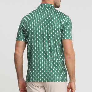 Chemises polo pour hommes de haute qualité, en coton personnalisé, à imprimé numérique personnalisé, respirantes, sublimées, décontractées, streetwear d'extérieur - Product Image 2