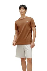 T-shirt en coton pour homme, logo personnalisé, streetwear, col rond, respirant, coupe athlétique, jersey, t-shirts pour homme, vente en gros - Product Image 6