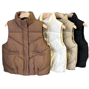 Gilet matelassé unisexe respirant et isolant avec fermeture éclair, auto-chauffant au graphène, à capuche, sans manches, pour l'hiver, 100% - Product Image 5