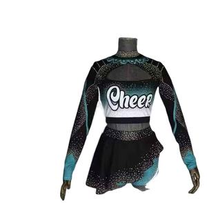 Nuevos Uniformes de Porristas con Diseño Personalizado por Sublimación para Adultos, Servicio OEM, Falda 100% Poliéster, Colores y Tallas - Product Image 2